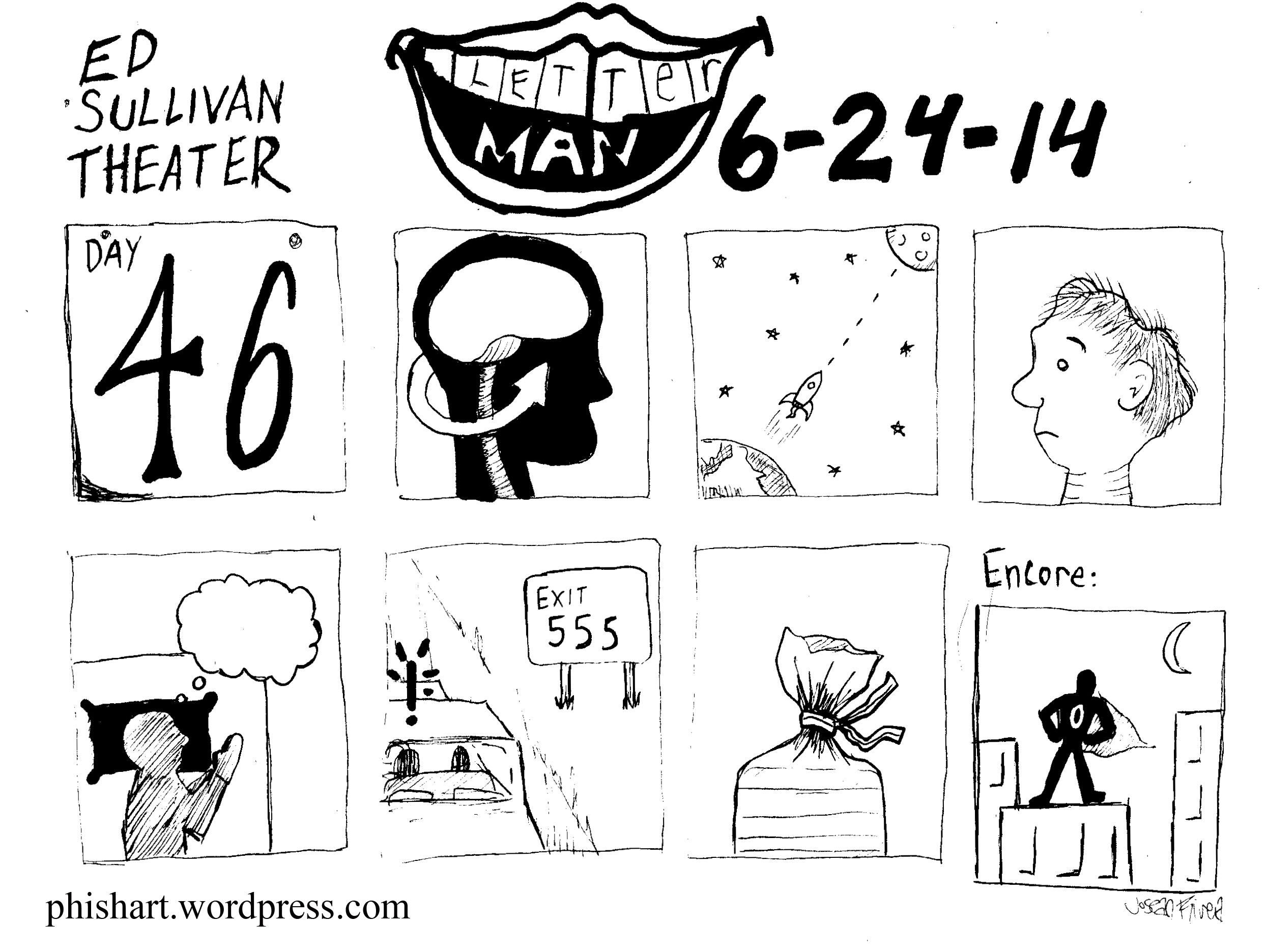 Phish on Letterman: Illustrated Setlist